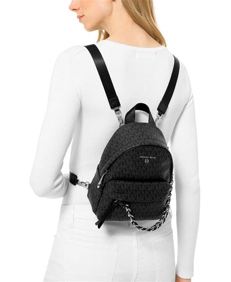 michael kors slater extra-small logo convertible backpack|michael kors slater backpack small.